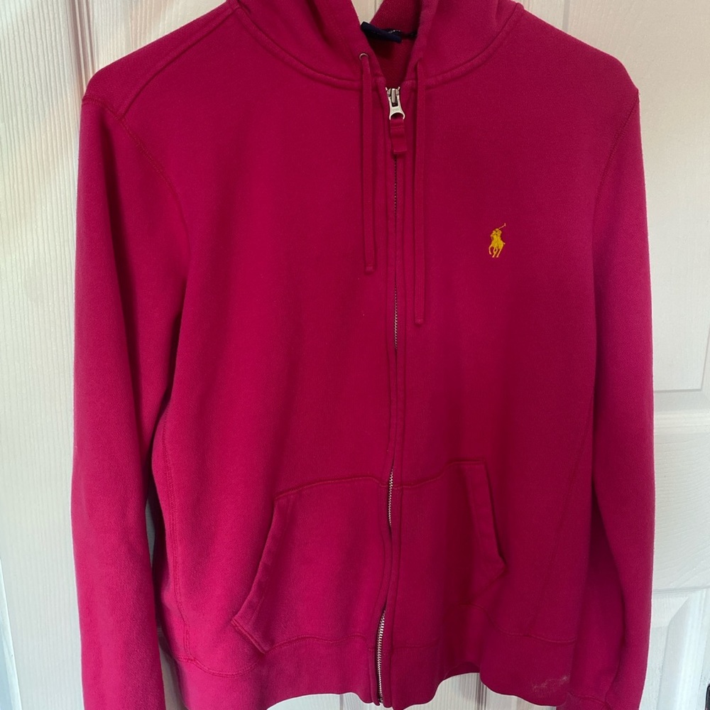 Pink Ralph Lauren Hoodie